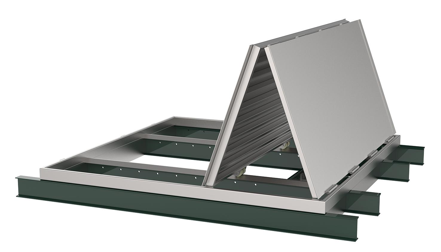 <p>Compuertas abatibles</p>